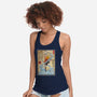 Air Nomad Master Woodblock-Womens-Racerback-Tank-DrMonekers