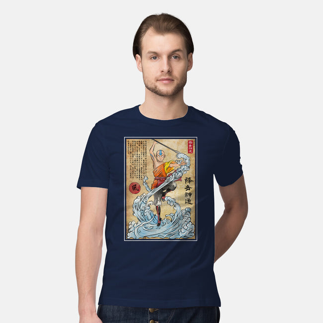 Air Nomad Master Woodblock-Mens-Premium-Tee-DrMonekers