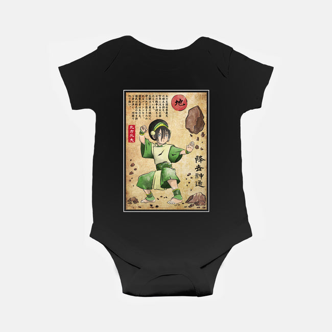 Earth Kingdom Master Woodblock-Baby-Basic-Onesie-DrMonekers