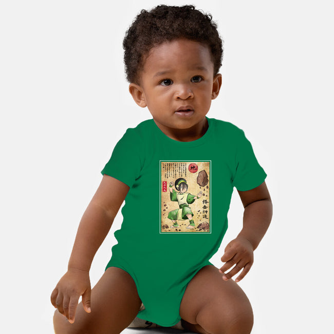 Earth Kingdom Master Woodblock-Baby-Basic-Onesie-DrMonekers