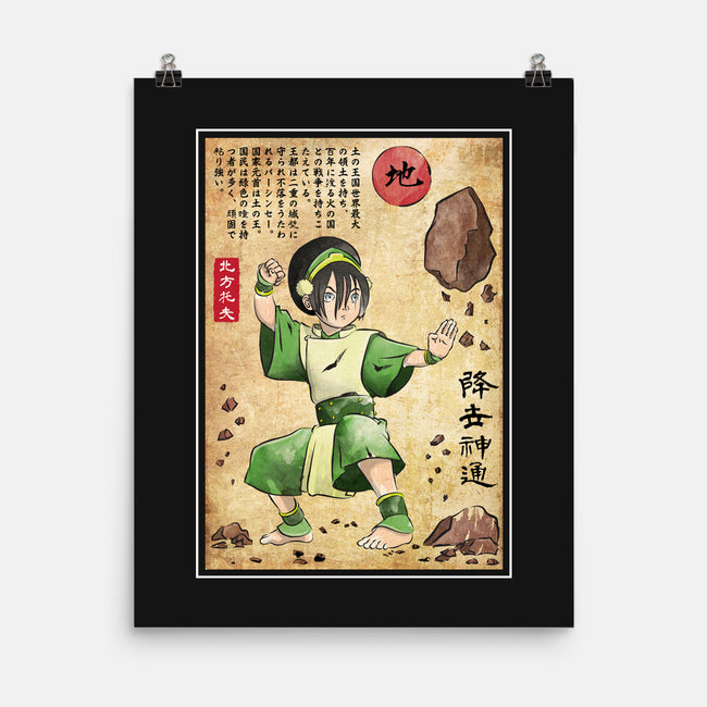 Earth Kingdom Master Woodblock-None-Matte-Poster-DrMonekers