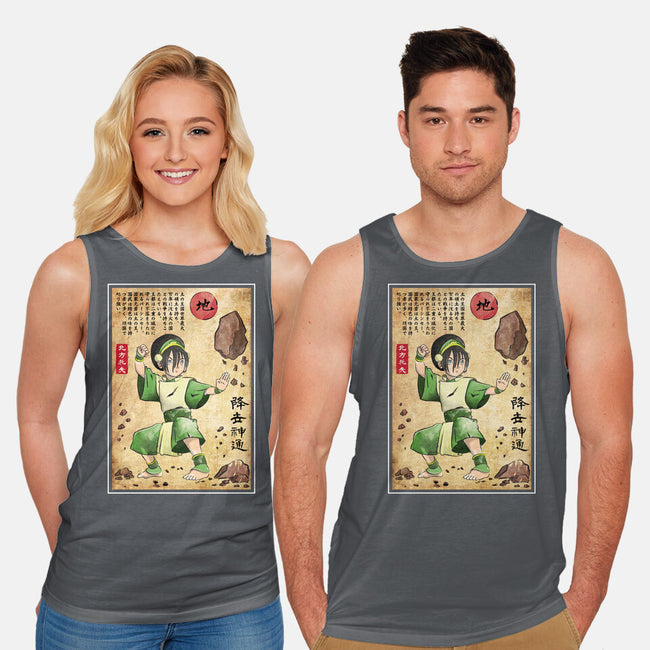 Earth Kingdom Master Woodblock-Unisex-Basic-Tank-DrMonekers