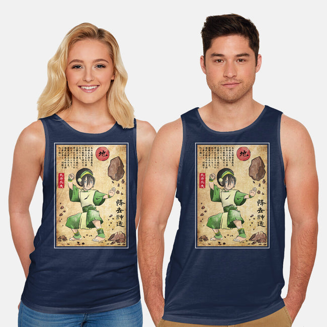 Earth Kingdom Master Woodblock-Unisex-Basic-Tank-DrMonekers