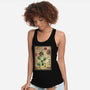 Earth Kingdom Master Woodblock-Womens-Racerback-Tank-DrMonekers