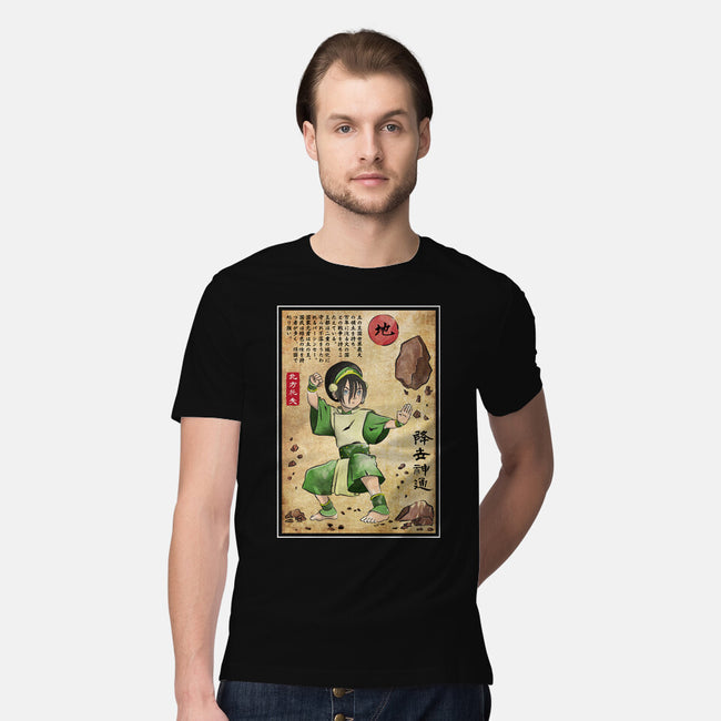 Earth Kingdom Master Woodblock-Mens-Premium-Tee-DrMonekers