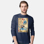 Water Tribe Master Woodblock-Mens-Long Sleeved-Tee-DrMonekers