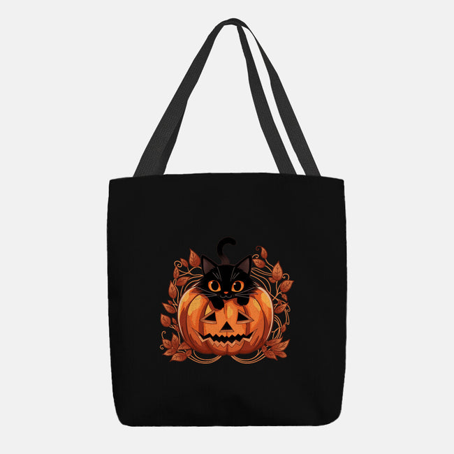 Pumpkin Paws-None-Basic Tote-Bag-fanfreak1