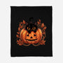 Pumpkin Paws-None-Fleece-Blanket-fanfreak1