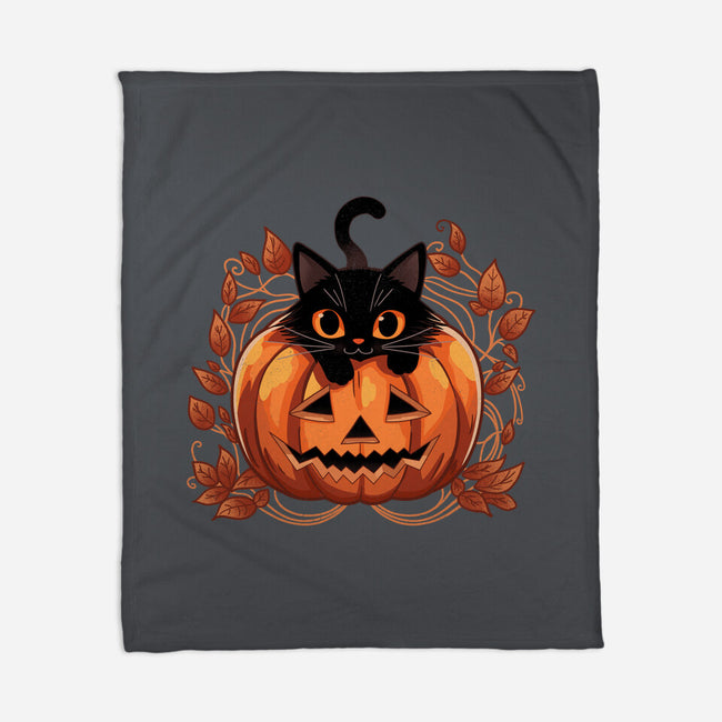 Pumpkin Paws-None-Fleece-Blanket-fanfreak1