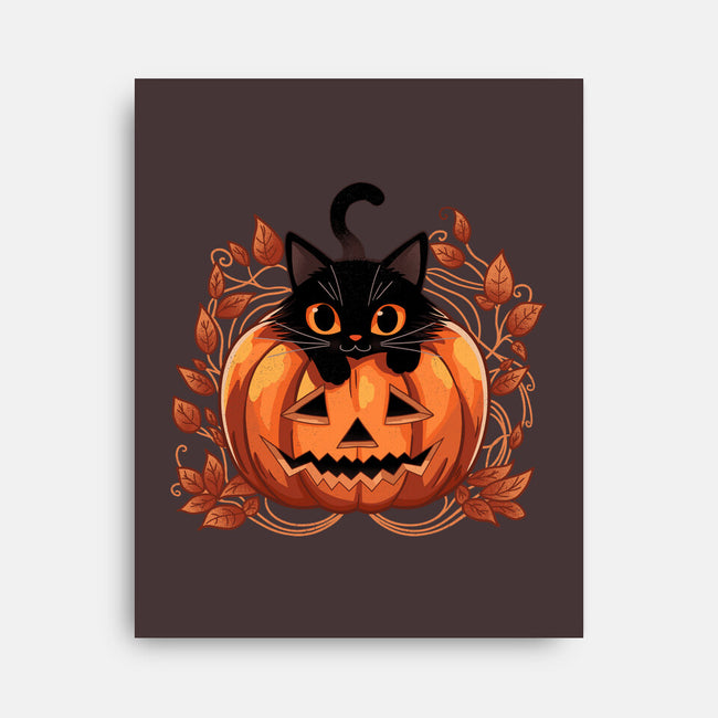 Pumpkin Paws-None-Stretched-Canvas-fanfreak1