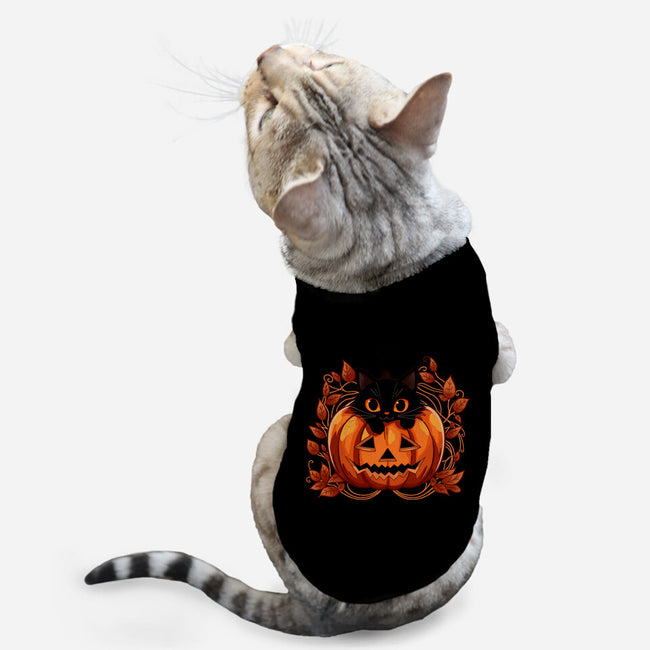 Pumpkin Paws-Cat-Basic-Pet Tank-fanfreak1