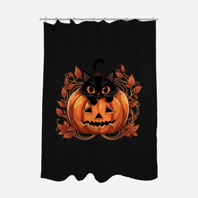 Pumpkin Paws-None-Polyester-Shower Curtain-fanfreak1