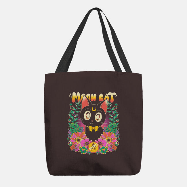 The Moon Kitten-None-Basic Tote-Bag-GODZILLARGE