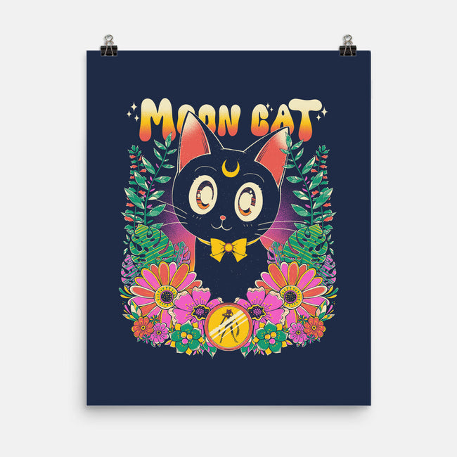 The Moon Kitten-None-Matte-Poster-GODZILLARGE