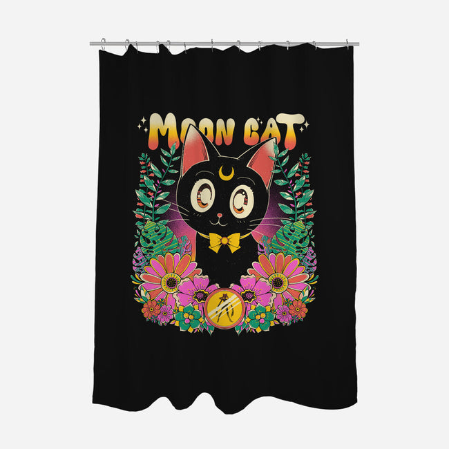 The Moon Kitten-None-Polyester-Shower Curtain-GODZILLARGE