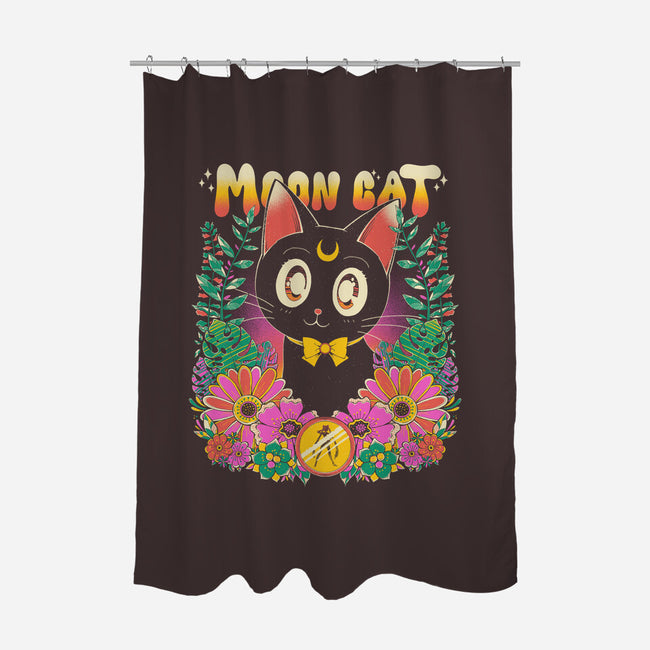 The Moon Kitten-None-Polyester-Shower Curtain-GODZILLARGE