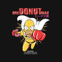 One Donut Man-None-Removable Cover-Throw Pillow-Umberto Vicente