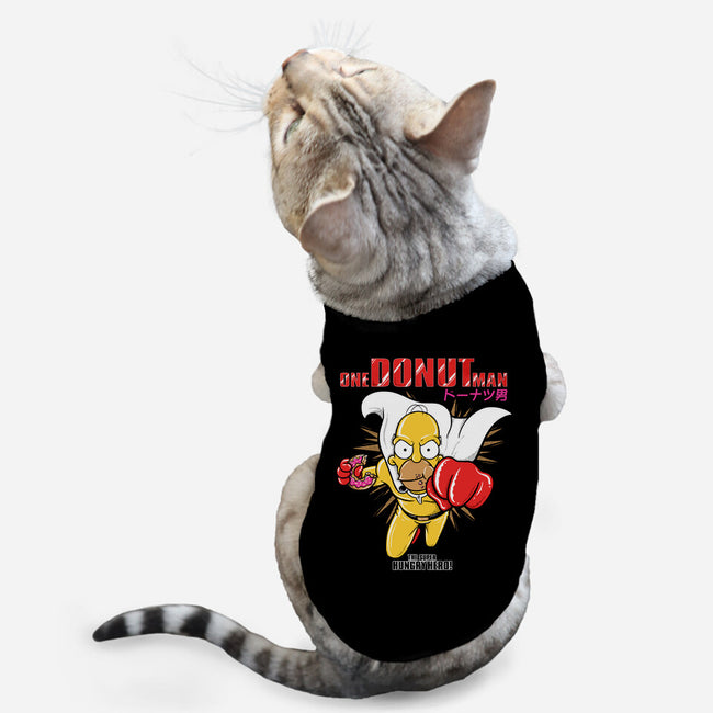 One Donut Man-Cat-Basic-Pet Tank-Umberto Vicente