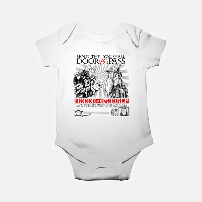 No One Will Pass-Baby-Basic-Onesie-Umberto Vicente