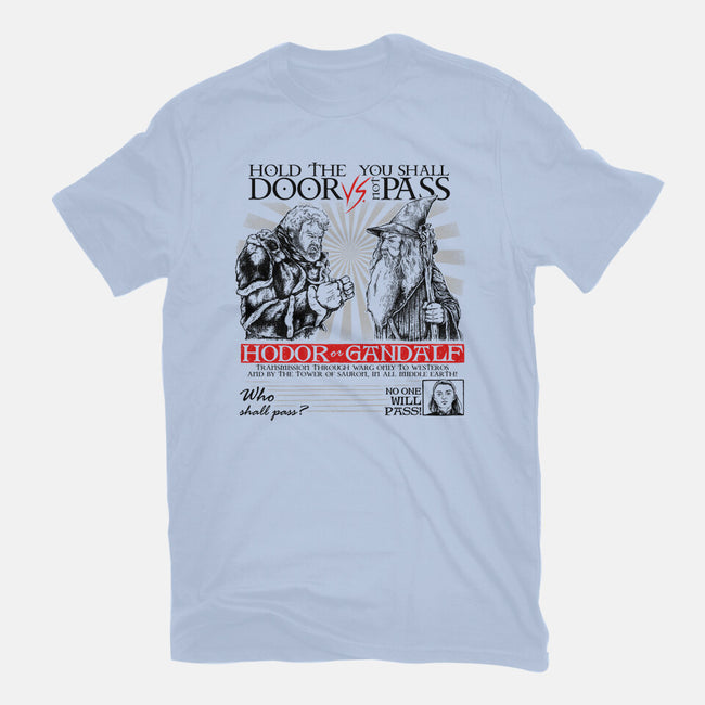 No One Will Pass-Mens-Heavyweight-Tee-Umberto Vicente