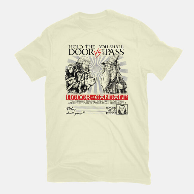 No One Will Pass-Mens-Basic-Tee-Umberto Vicente