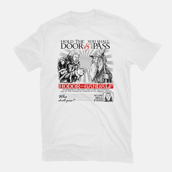 No One Will Pass-Mens-Heavyweight-Tee-Umberto Vicente