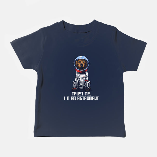 I Am An Astronaut-Baby-Basic-Tee-zascanauta