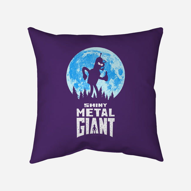 Shiny Metal Giant-None-Removable Cover-Throw Pillow-Vitaliy Klimenko