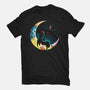 Love Halloween Moon-Mens-Basic-Tee-Vallina84