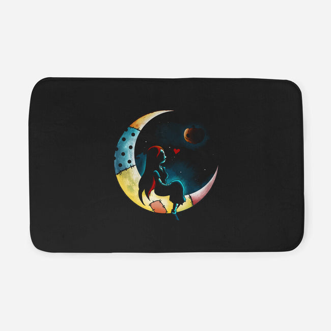 Love Halloween Moon-None-Memory Foam-Bath Mat-Vallina84