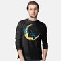 Love Halloween Moon-Mens-Long Sleeved-Tee-Vallina84