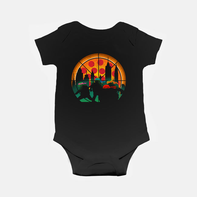 Slices Of City Adventure-Baby-Basic-Onesie-sachpica