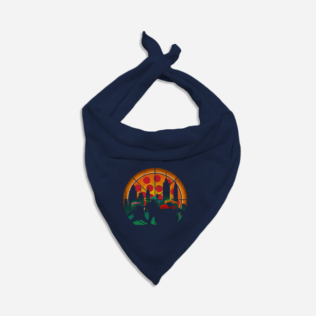 Slices Of City Adventure-Dog-Bandana-Pet Collar-sachpica