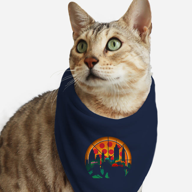 Slices Of City Adventure-Cat-Bandana-Pet Collar-sachpica