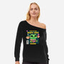 Cuteness Is The Way-Womens-Off Shoulder-Sweatshirt-Ca Mask