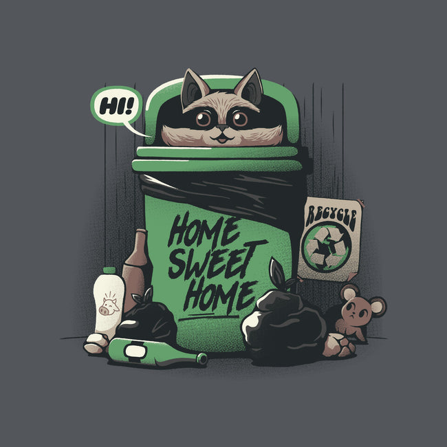 Home Sweet Home Garbage Raccoon-None-Polyester-Shower Curtain-tobefonseca