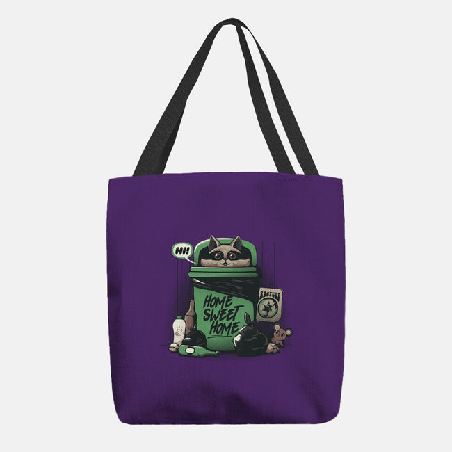 Home Sweet Home Garbage Raccoon-None-Basic Tote-Bag-tobefonseca