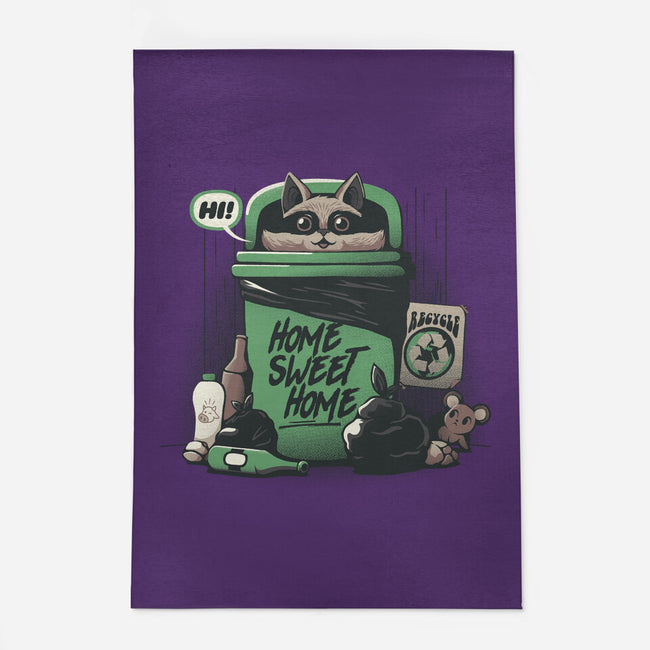 Home Sweet Home Garbage Raccoon-None-Indoor-Rug-tobefonseca