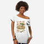 Bonsai Ramen Zen-Womens-Off Shoulder-Tee-tobefonseca