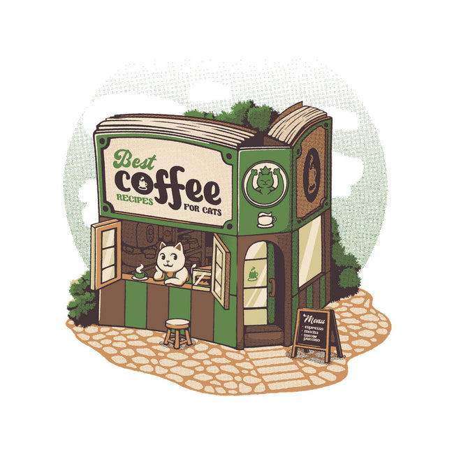 Coffeeshop Cats Bookstore-None-Stretched-Canvas-tobefonseca