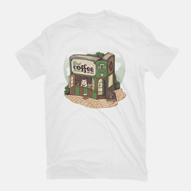 Coffeeshop Cats Bookstore-Mens-Premium-Tee-tobefonseca