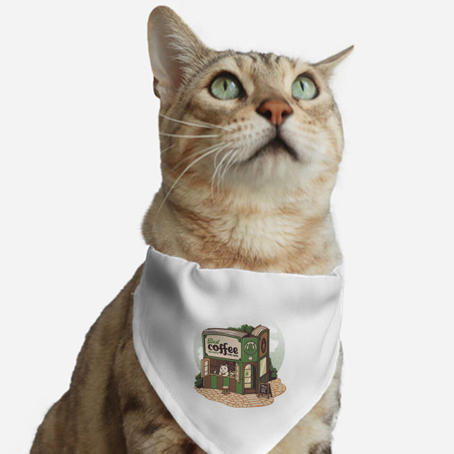 Coffeeshop Cats Bookstore-Cat-Adjustable-Pet Collar-tobefonseca