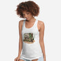 Coffeeshop Cats Bookstore-Womens-Racerback-Tank-tobefonseca