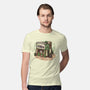 Coffeeshop Cats Bookstore-Mens-Premium-Tee-tobefonseca