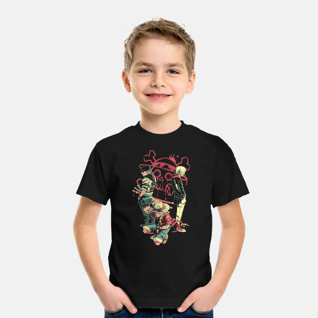 Monster Trio-Youth-Basic-Tee-Gazo1a