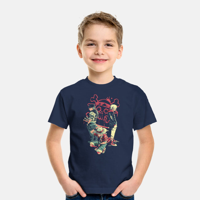 Monster Trio-Youth-Basic-Tee-Gazo1a