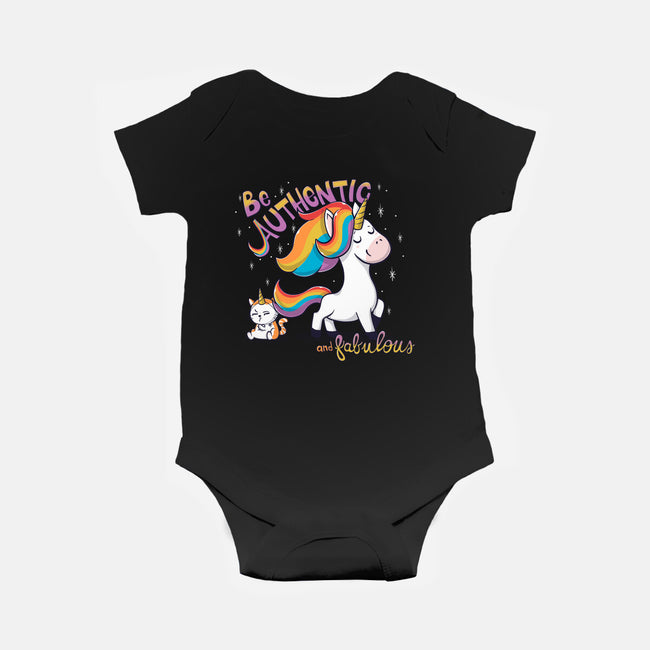 Authentic And Fabulous-Baby-Basic-Onesie-Freecheese