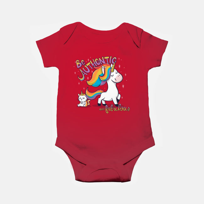 Authentic And Fabulous-Baby-Basic-Onesie-Freecheese