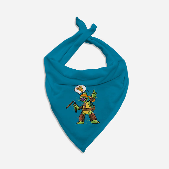 One Pizza Please-Dog-Bandana-Pet Collar-MaxoArt