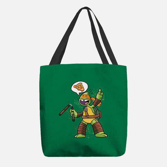 One Pizza Please-None-Basic Tote-Bag-MaxoArt